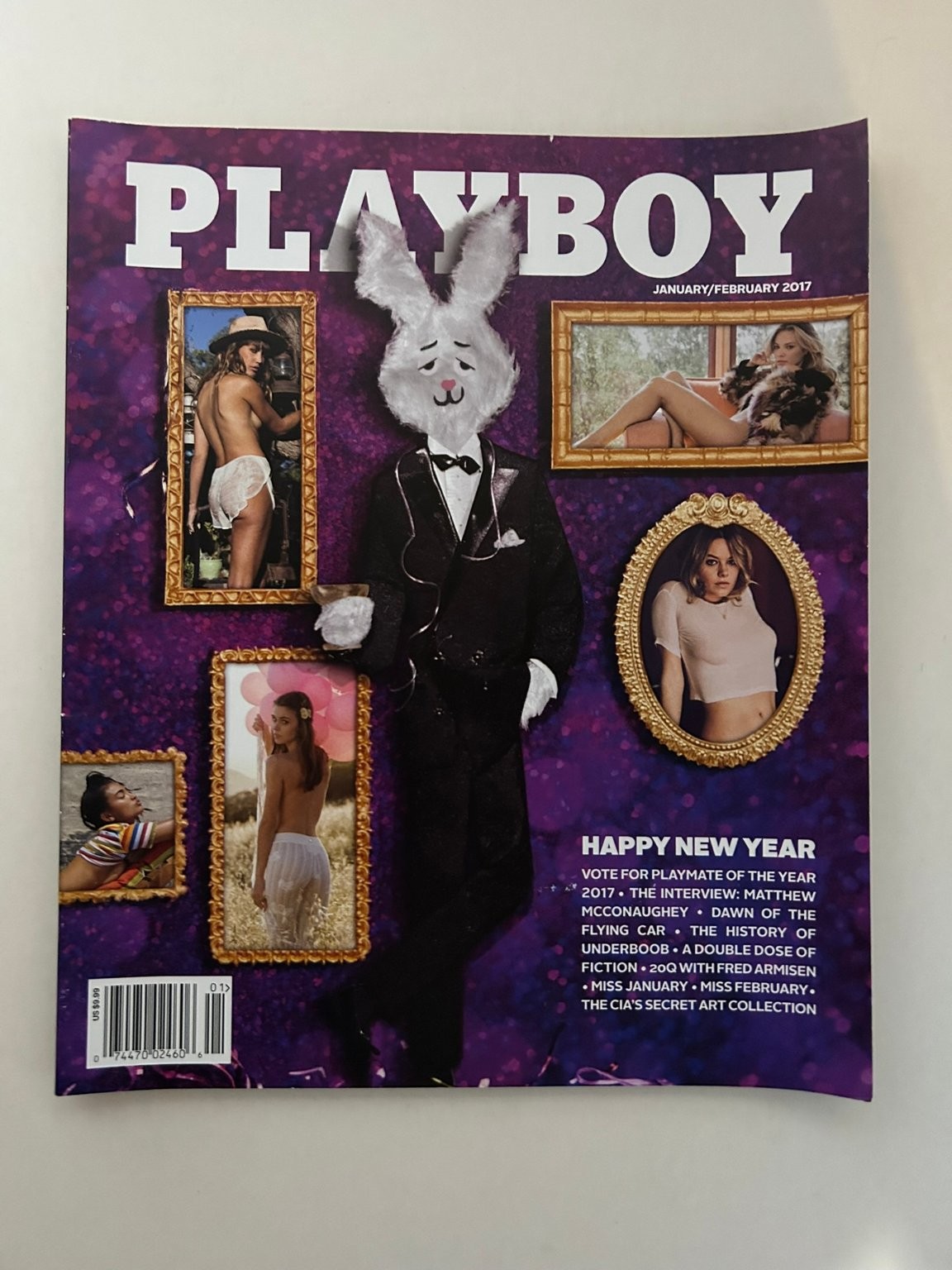 Playboy Magazine January February 2017 Playboy Bunny Matthew McConaughey