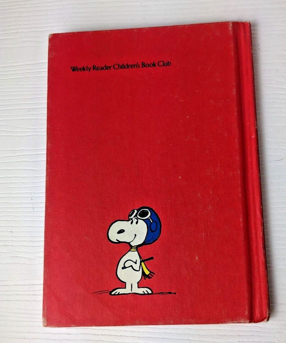 Vtg 1966 Children’s Hardcover Snoopy and the Red Baron Weekly Reader Book Club