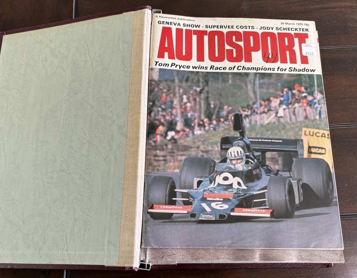 March 1975 – July 1975 AUTOSPORT Magazines (14) In Custom Binder