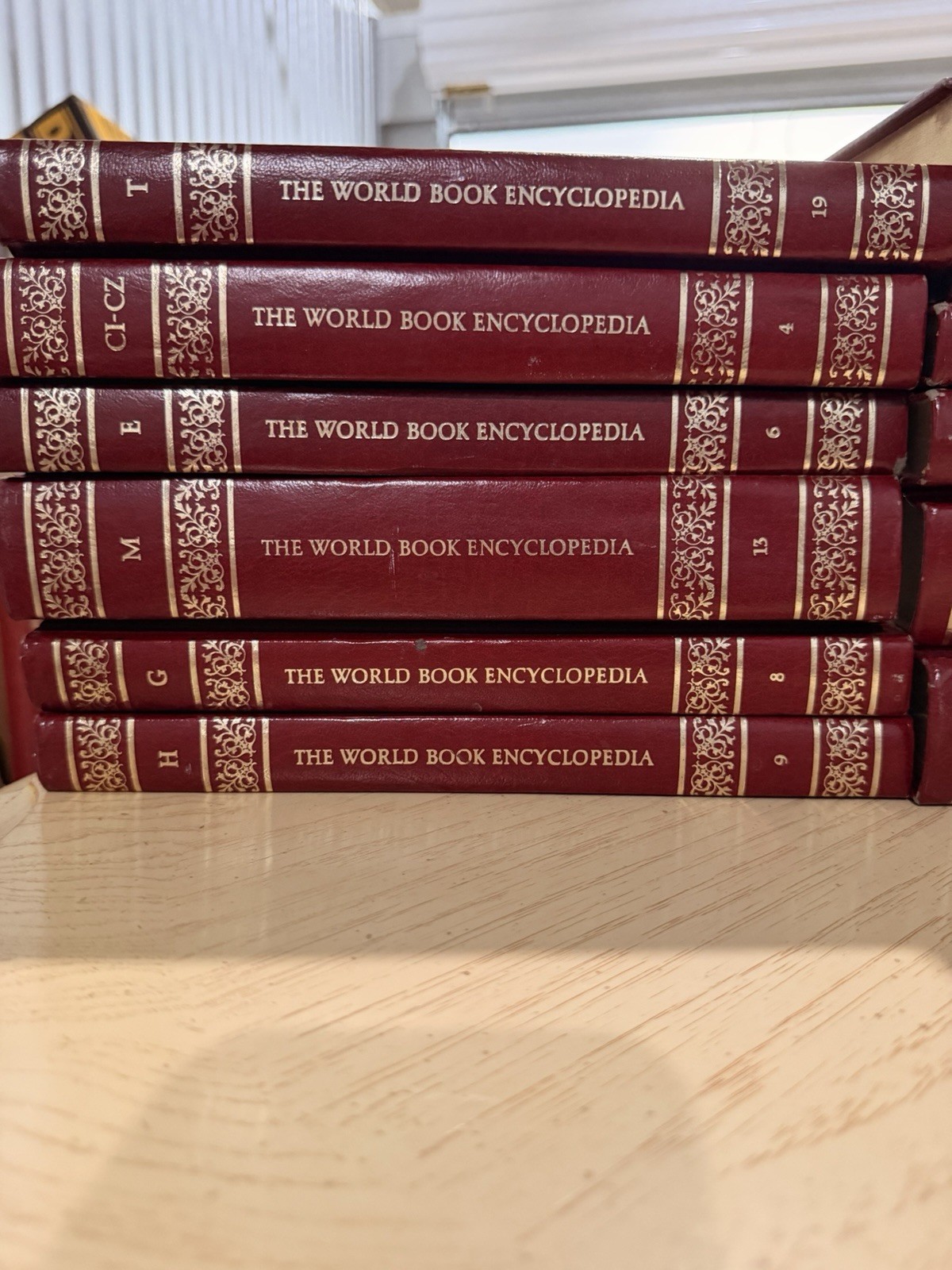 The World Book Encyclopedia set of 12 books)