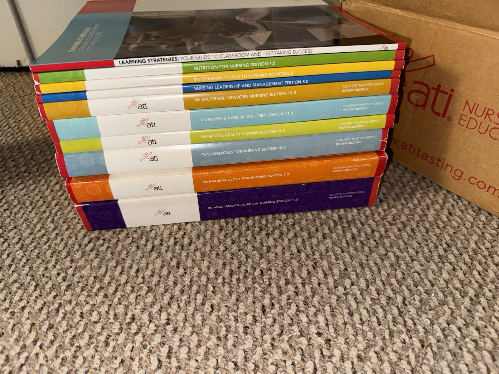 ATI RN Student Box Book Bundle