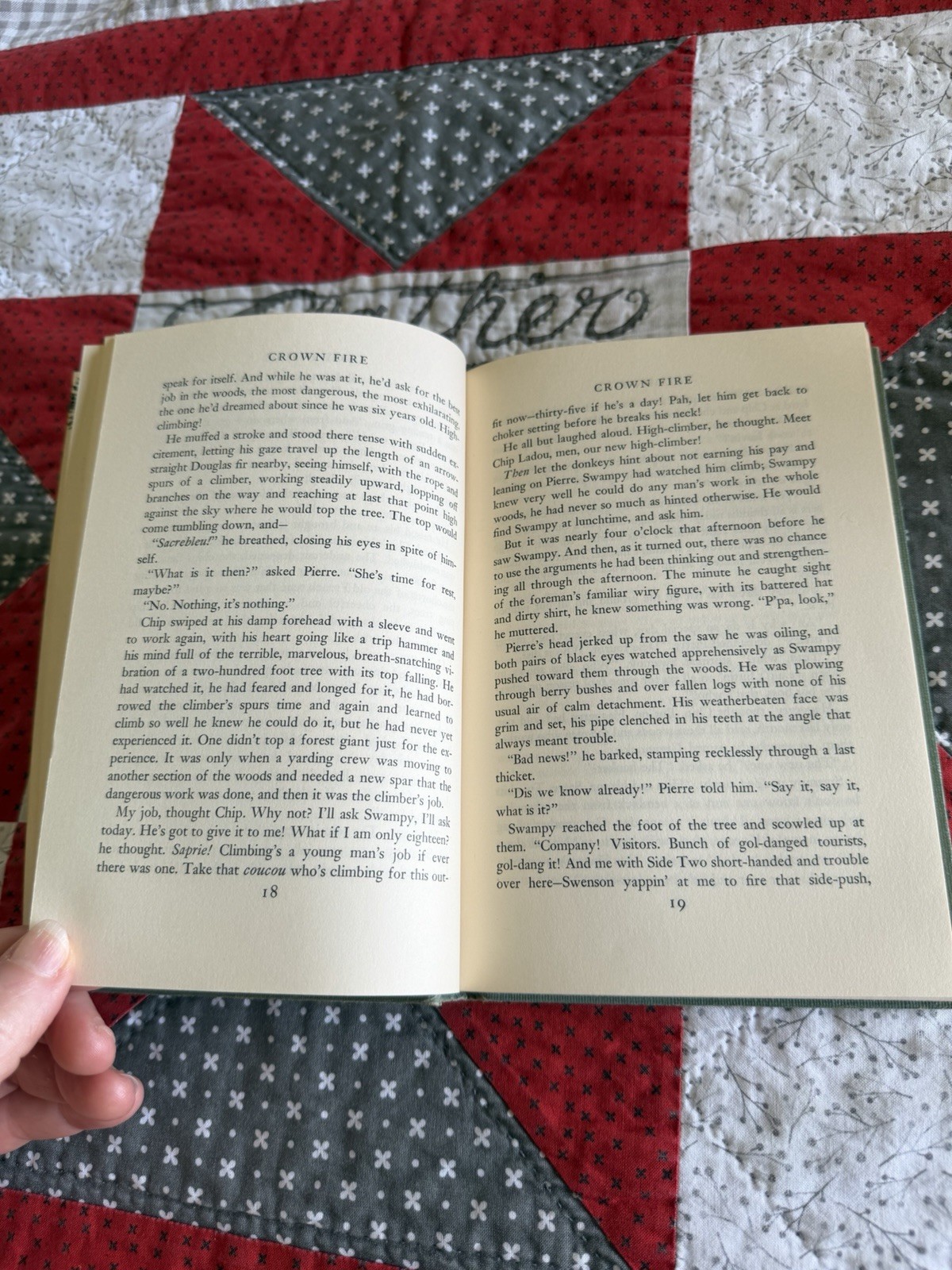 Crown Fire, Eloise Jarvis McGraw, 1951 Hardcover Vintage Children’s Book