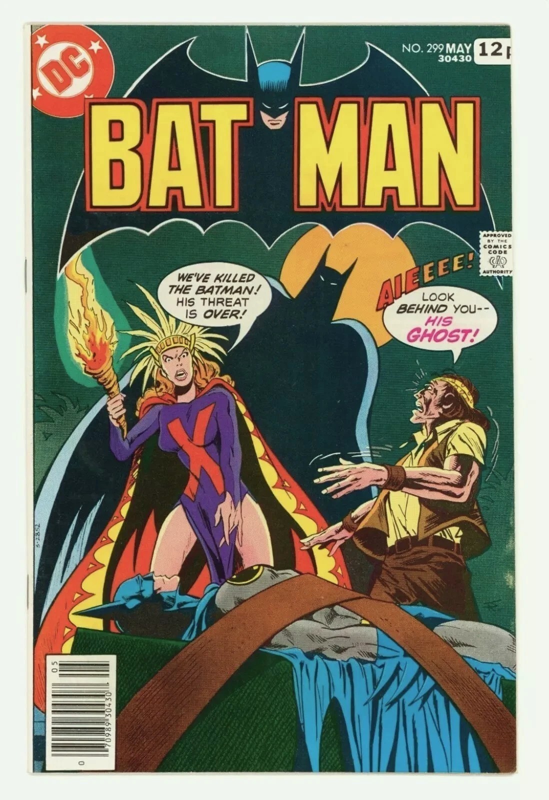 Batman #299 DC Comics NM- 9.2 – White Pages