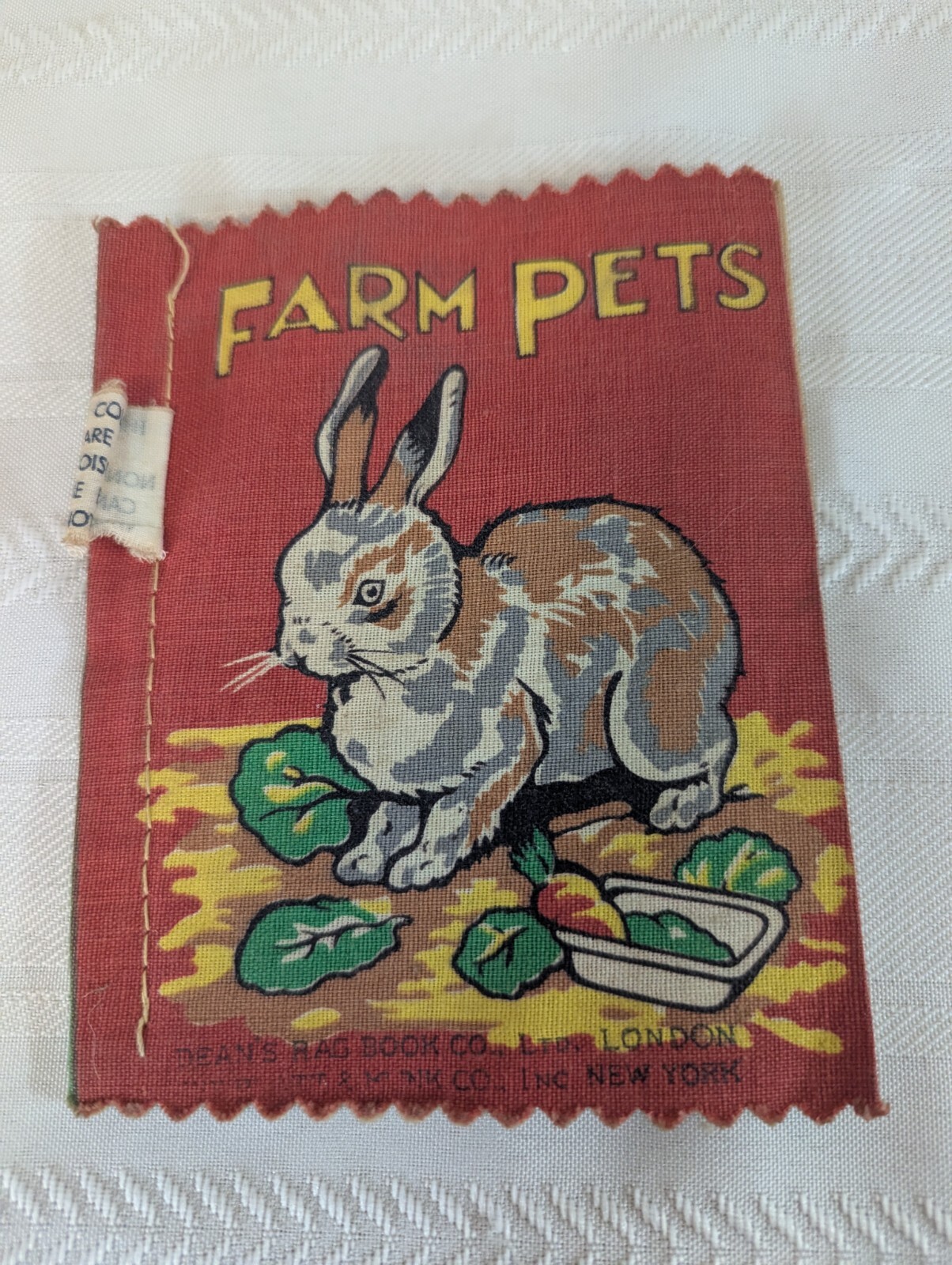 Farm Pets Rag Book Dean’s Rag Book Co. London 5″L