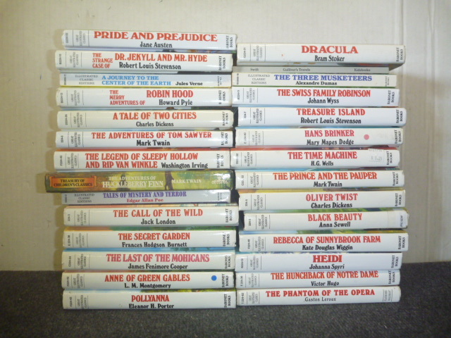 Lot of 10 Great Illustrated Classics Chapter Series Children Kids MIX UNSORTED