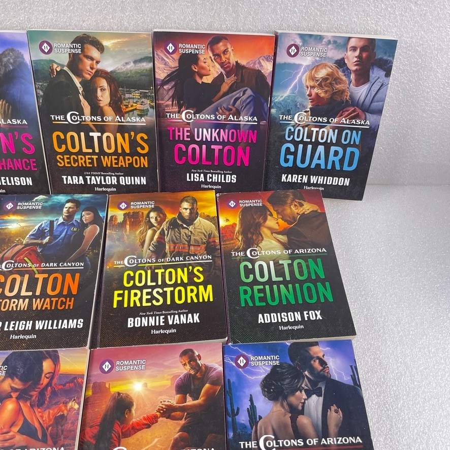 Harlequin Romantic Suspense Book Lot 21 The Coltons Series Tara Taylor Quinn