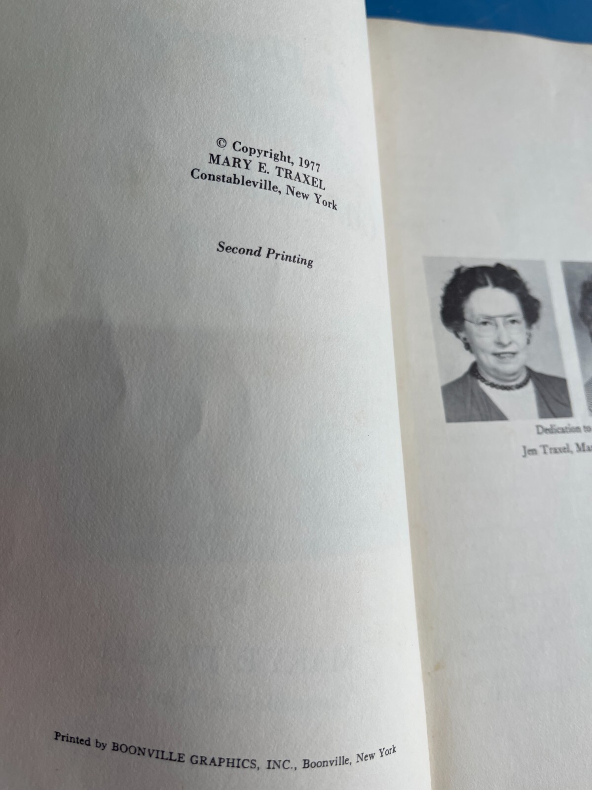 A History Of Constableville, By Mary E. Traxel, Paperback, 116 Pages NY New York