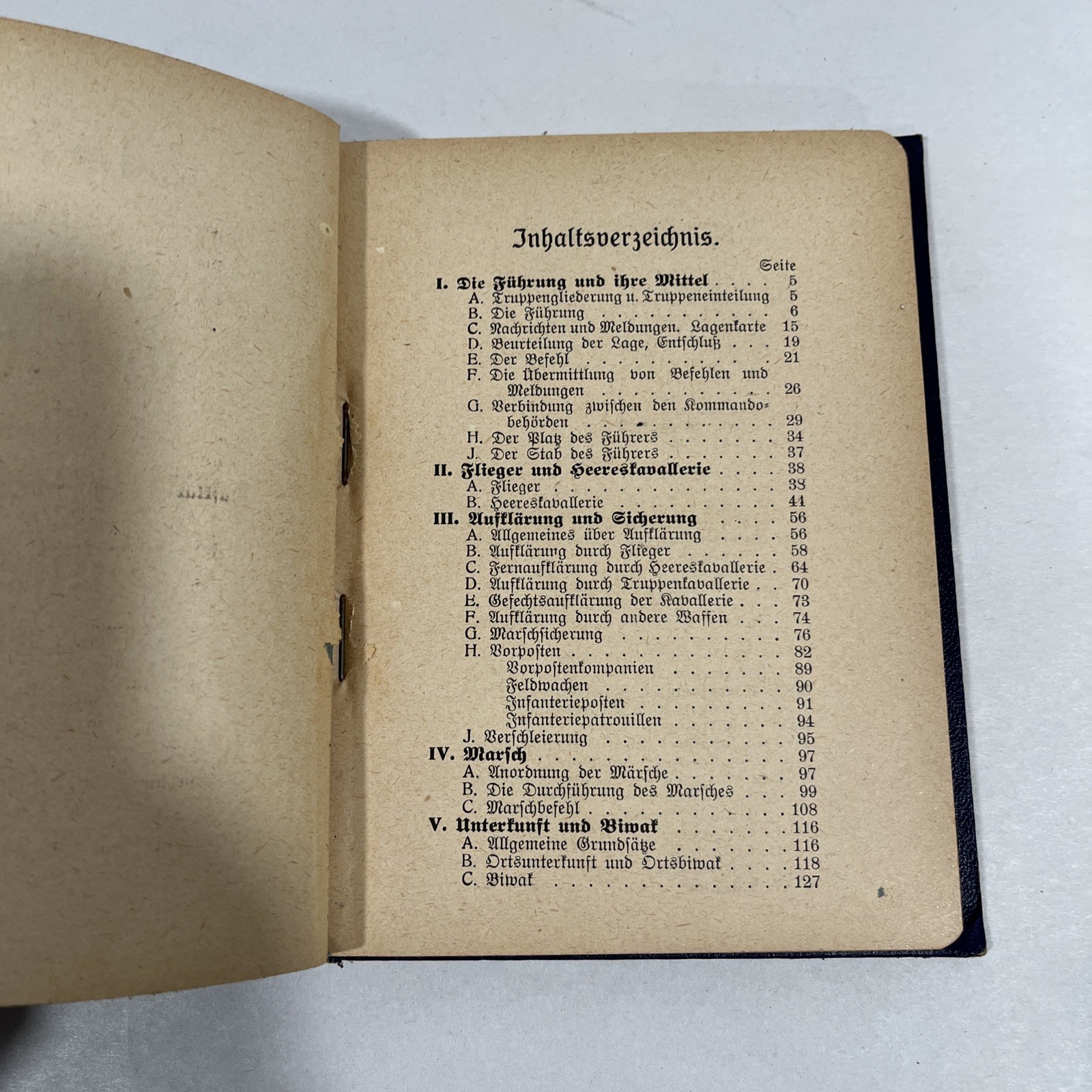 Combined Arms Command And Combat 1921 In German Language Book