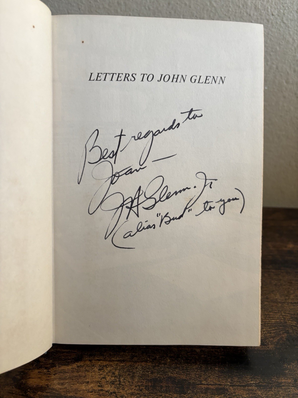 P.S. I Listened To Your Heartbeat Letters To John Glenn 1st 1964 Signed Auto DJ