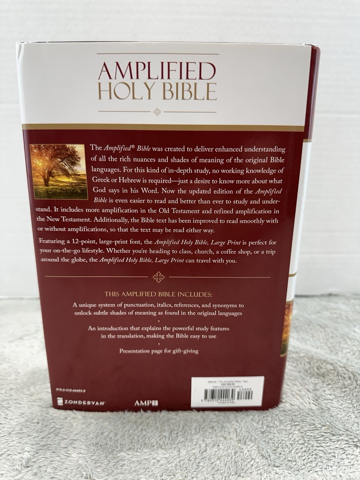Amplified Holy Bible, Large Print: Captures the Full Meaning Behind the Original