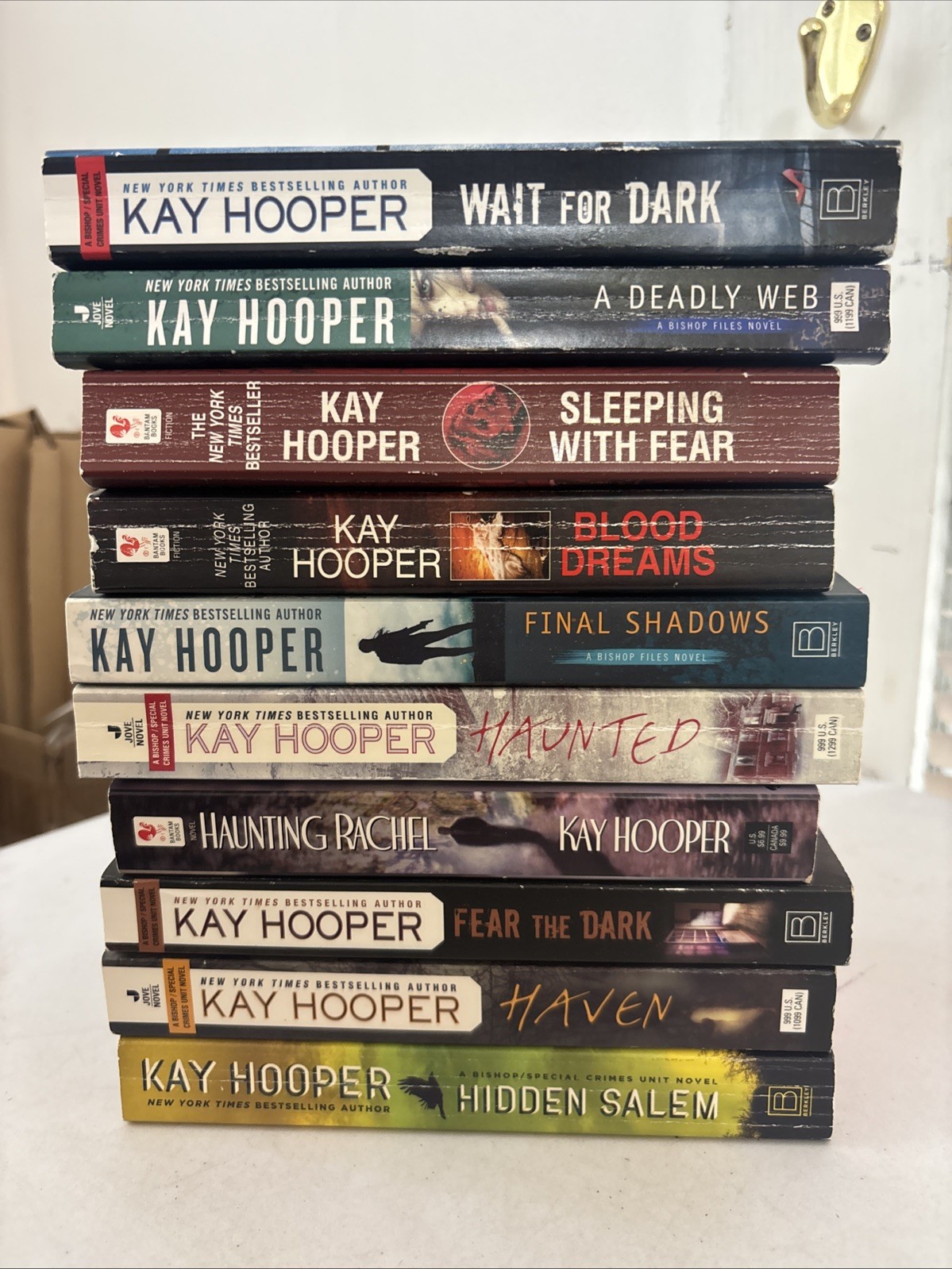 Lot of 10 Kay Hooper – Haven, Hidden Shadows, Deadly Web & More – FREE SHIPPING
