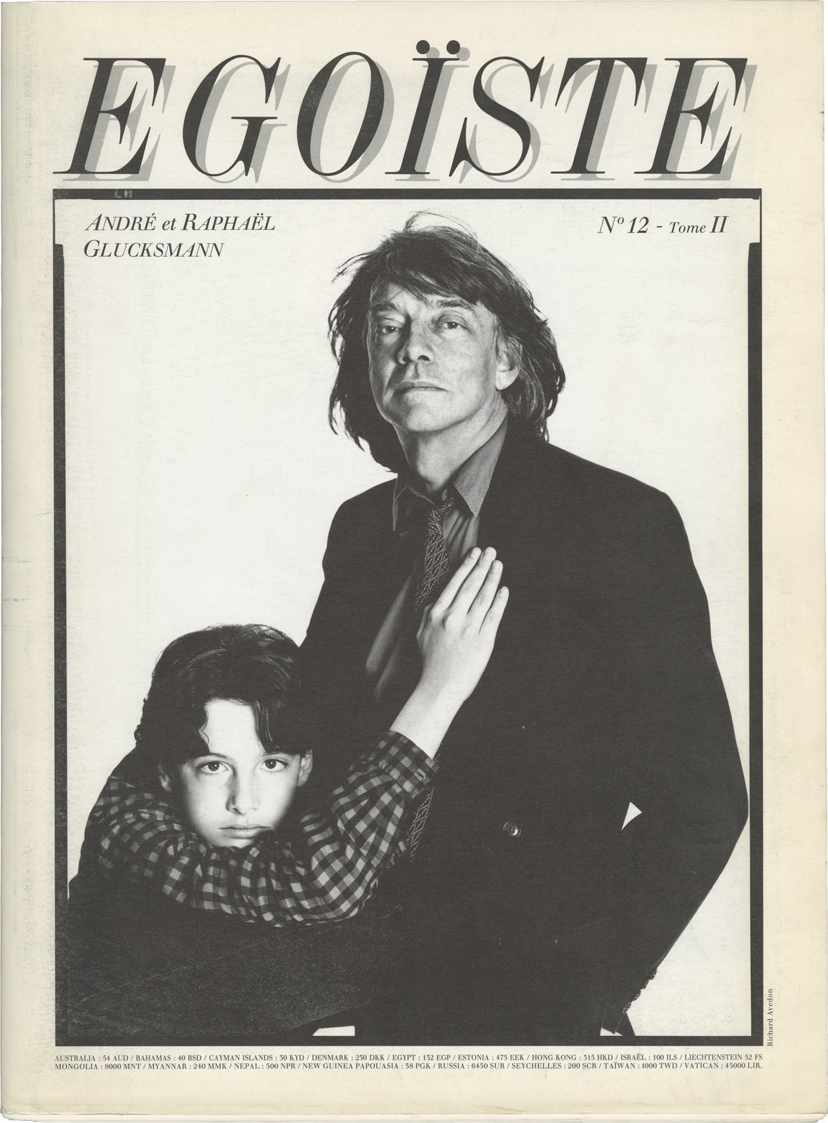 ÉGOïSTE NO 12 Complete in two volumes signed by Richard Avedon and #166261