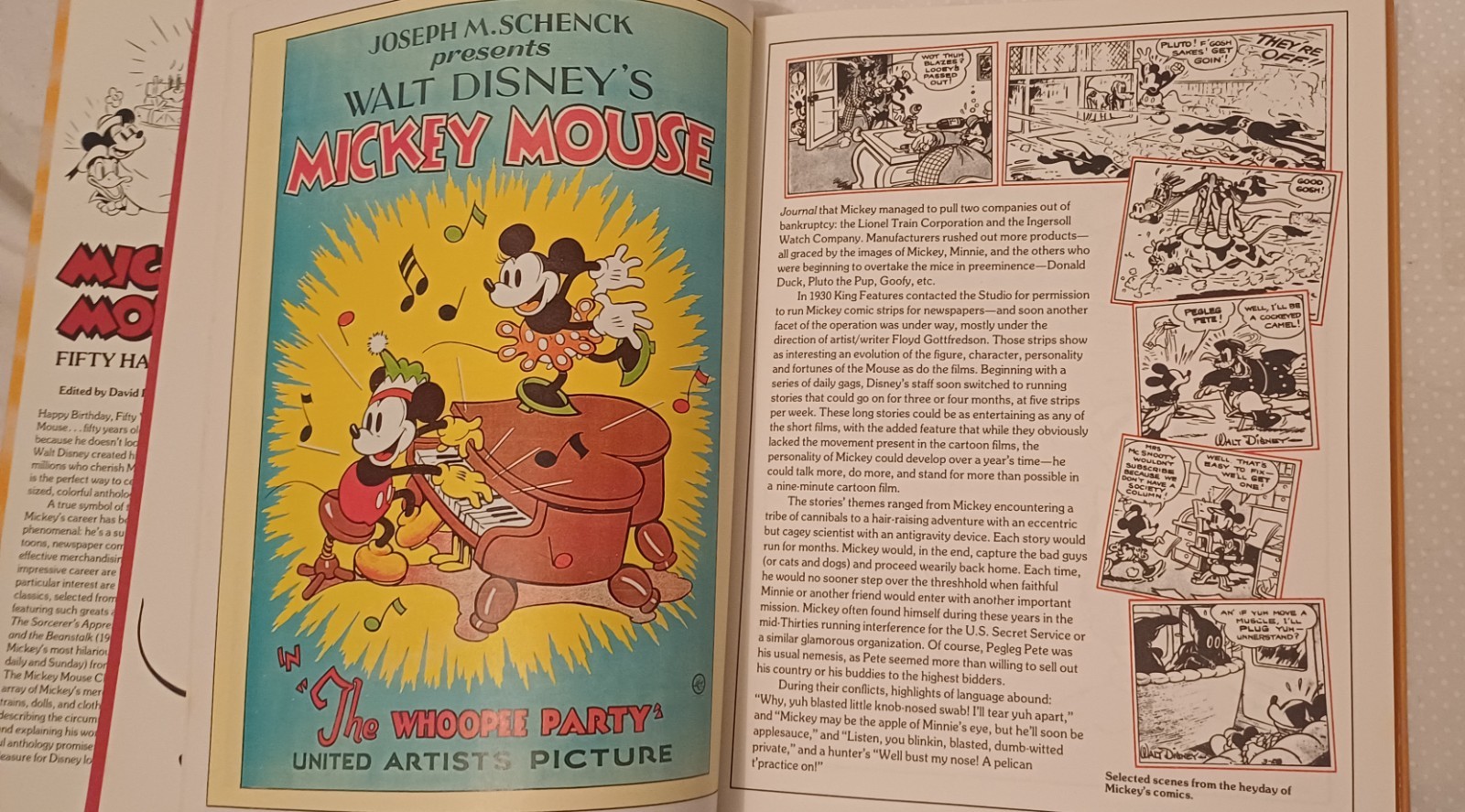 MICKEY MOUSE: FIFTY HAPPY YEARS edited by David Bain & Bruce Harris (1977)