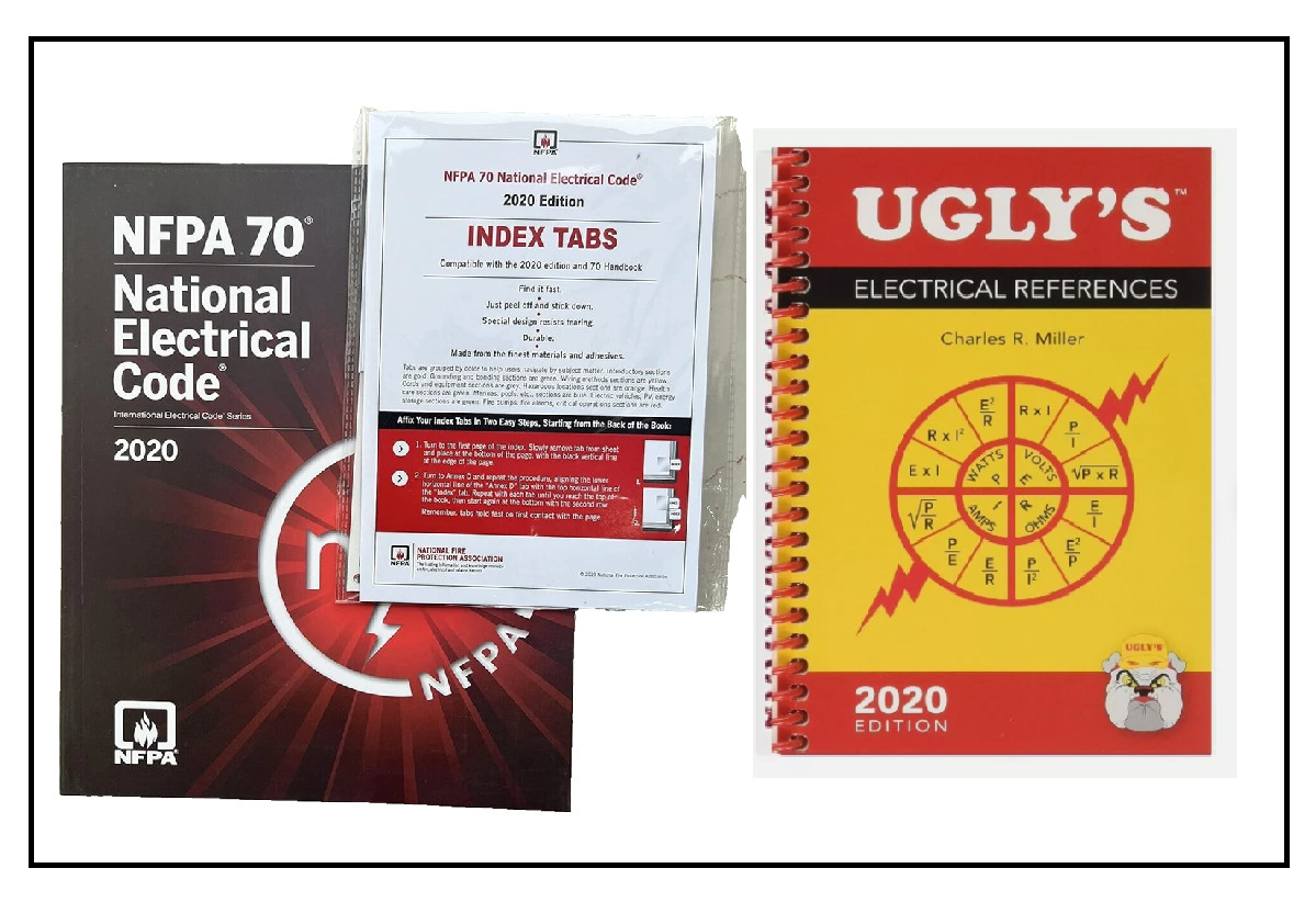NFPA 70 NEC National Electrical Code 2020 Paperback + Tab 2020 + Ugly 2020 R