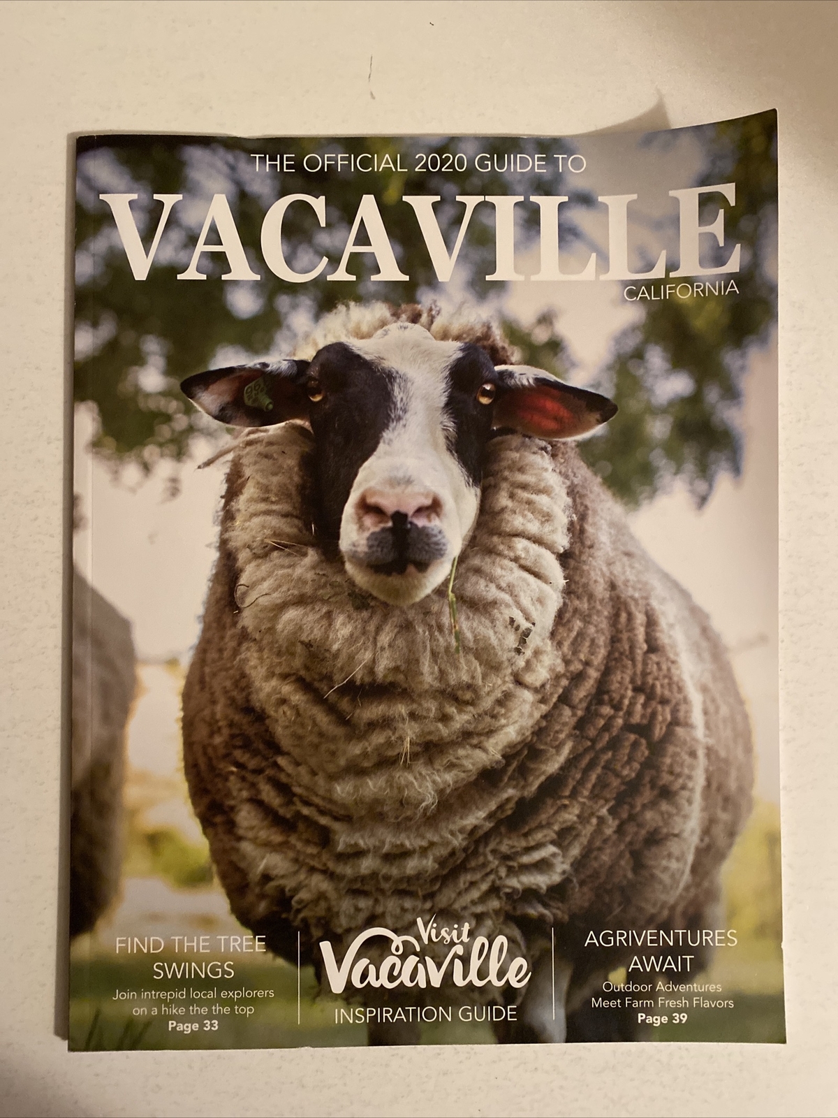 THE OFFICIAL 2020 GUIDE VACAVILLE CALIFORNIA 58 PAGES FREE SHIP