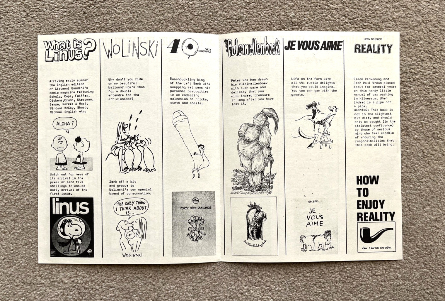 OZ MAGAZINE No.26 with Print Mint insert.