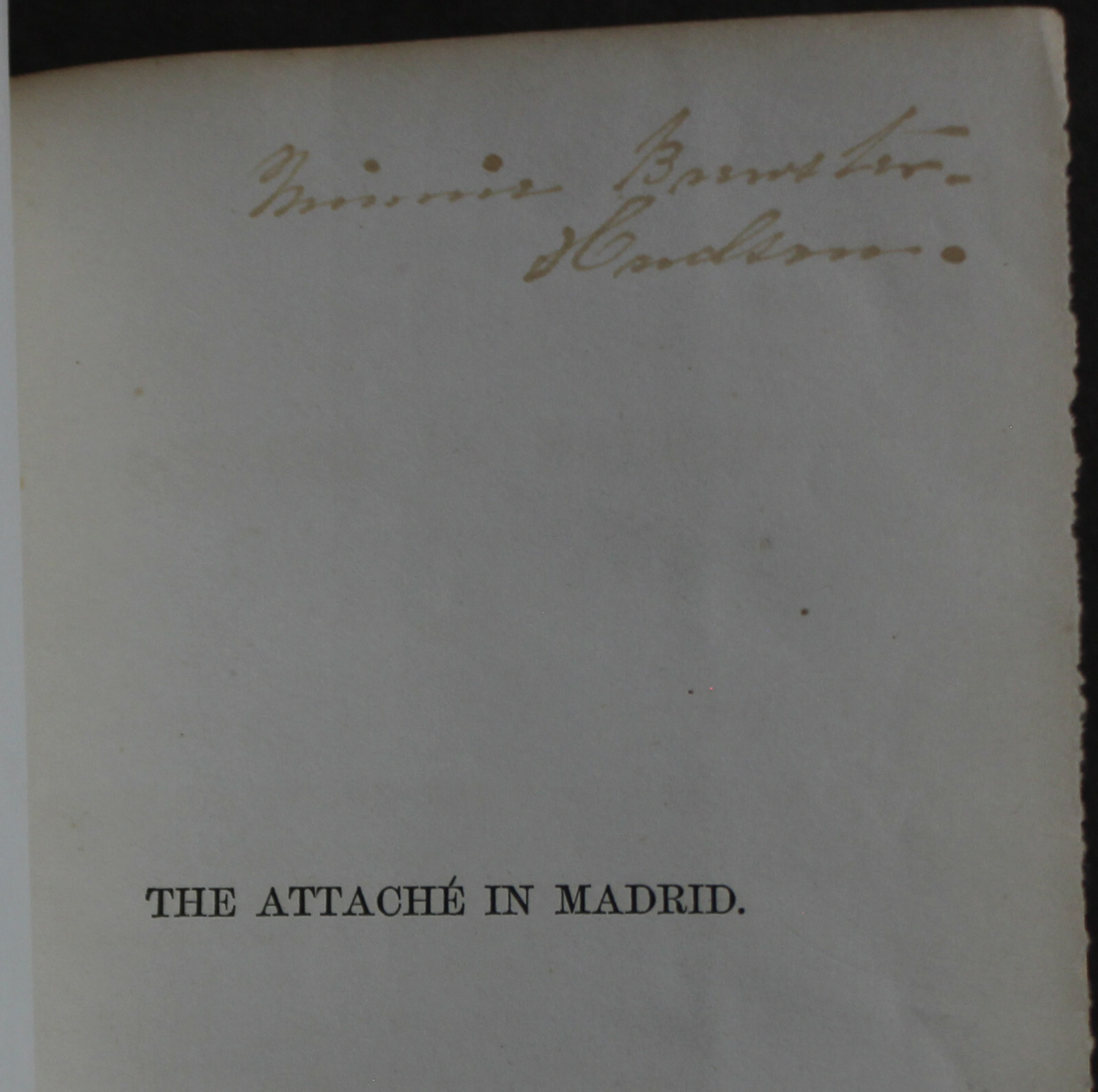 Rare Antique Old Book A German In Spain 1856 Madrid Journal Scarce Work Europe
