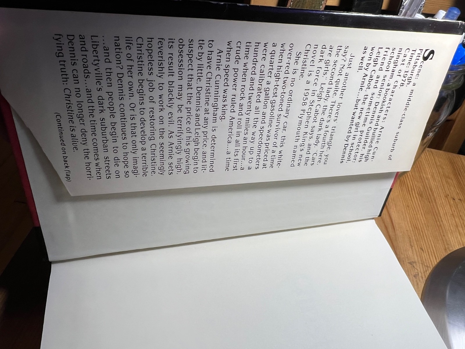 Stephen King CHRISTINE 1st Edition 1st Printing 1983 Viking Hardcover DJ Vintage