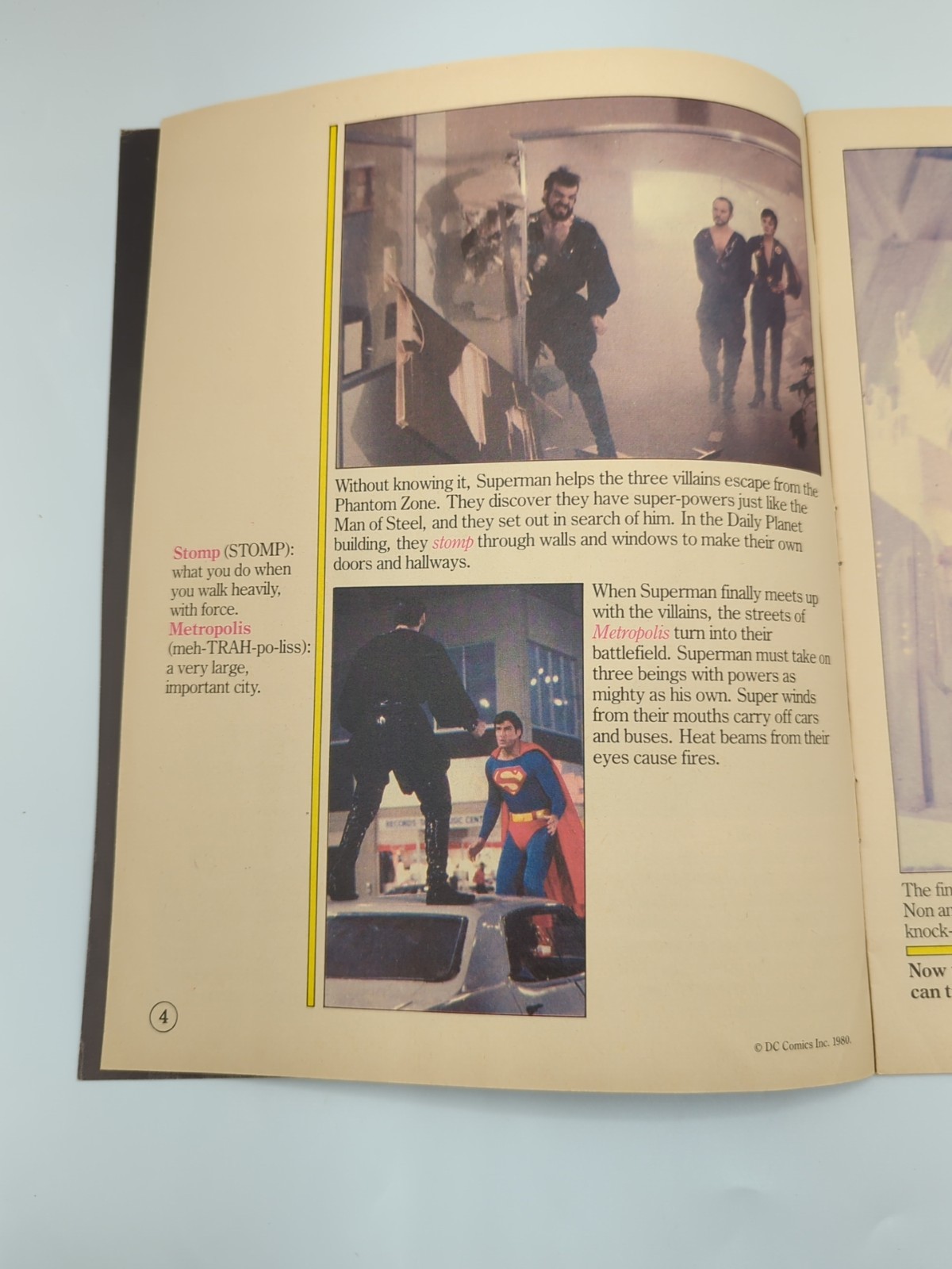 Vintage 1981 Sesame Street Electric Co Superman Christopher Reeve Childrens