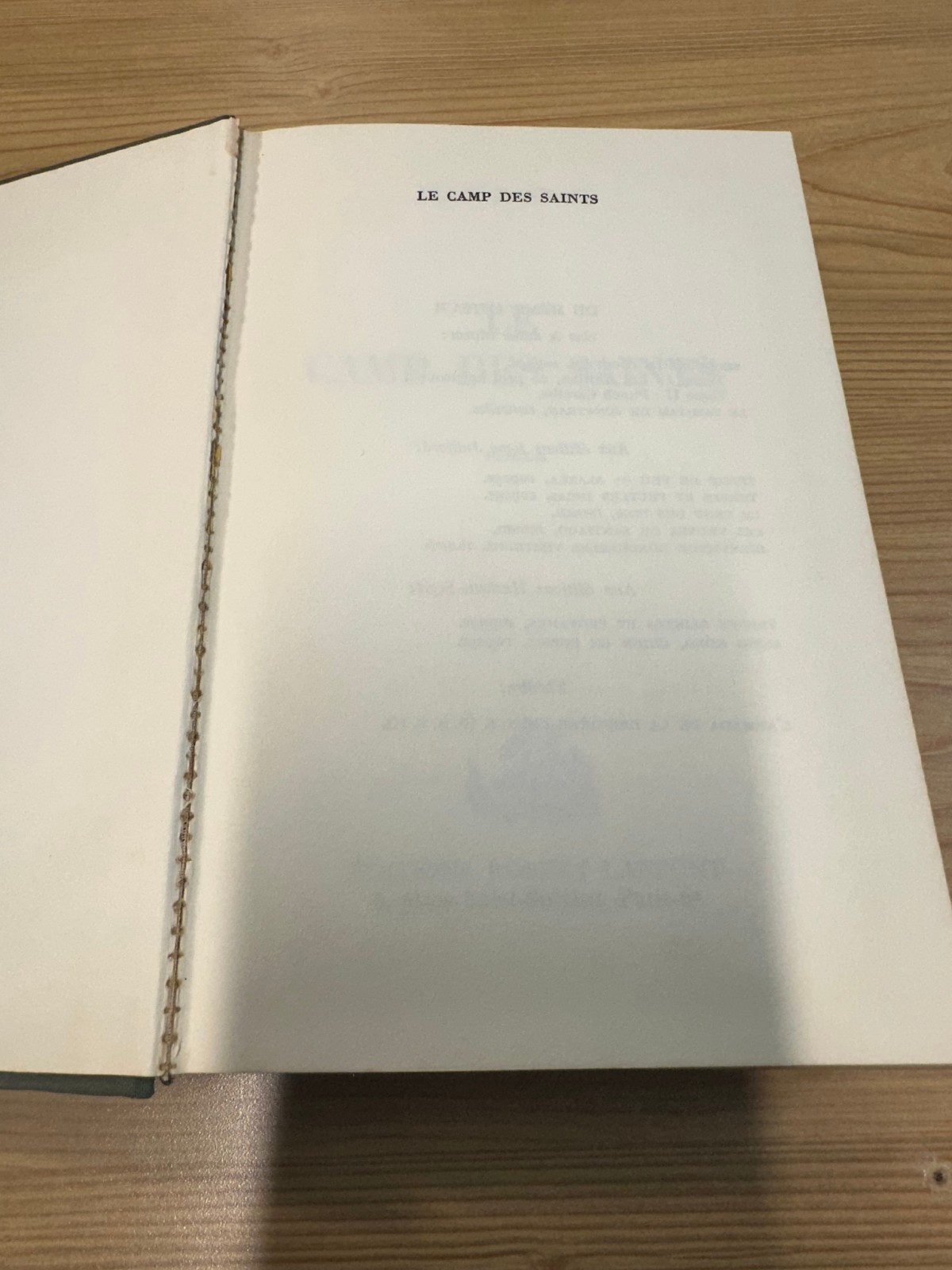 Camp of the Saints and Le Camp des Saints -Jean Raspail: BOTH FIRST EDITIONS