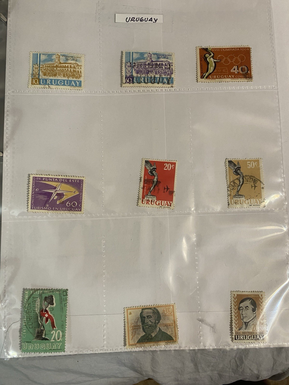 Coleccion De Stampillas De Varios Pauses Del Mundo Usadas