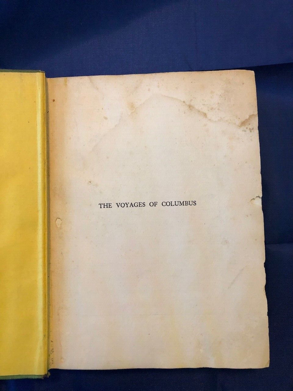 THE VOYAGES OF COLUMBUS BY WASHINGTON IRVING HB 254 pages 16 illustrations 1931