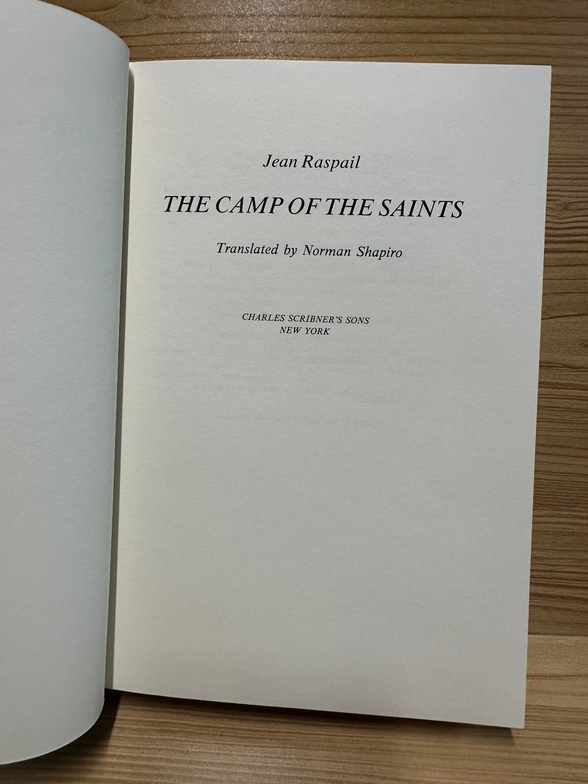 Camp of the Saints and Le Camp des Saints -Jean Raspail: BOTH FIRST EDITIONS