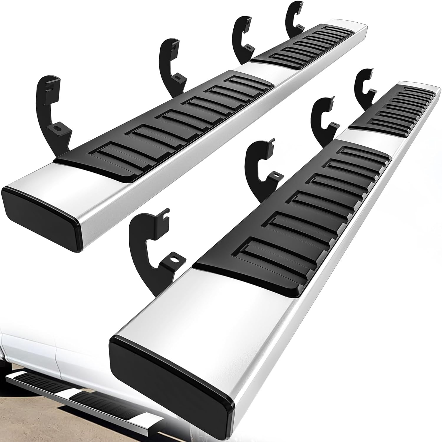 6.5 Inches Running Boards Compatible with 2019-2026 Chevy Silverado/Gmc Sierra 1