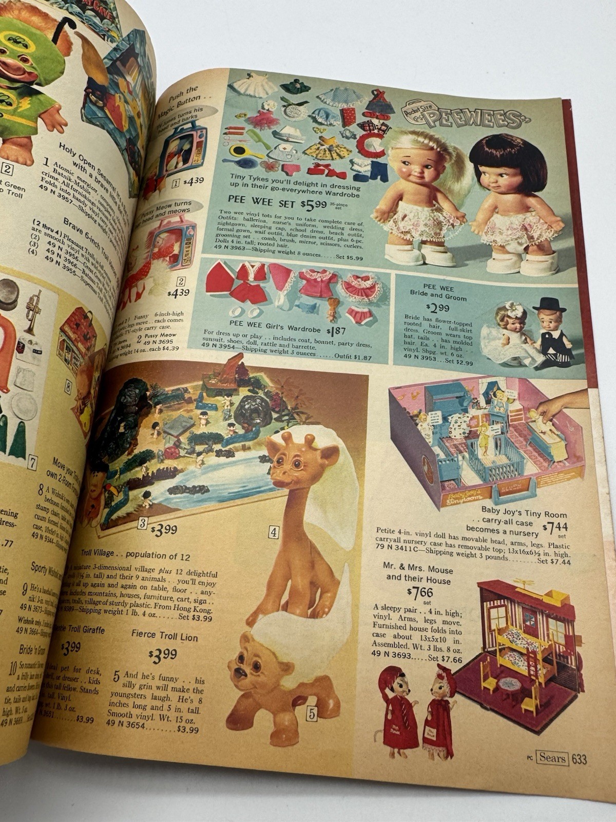 Sears Toys Catalog 1967 Vintage Toy Catalog 172 Pages Good Used Condition Nice