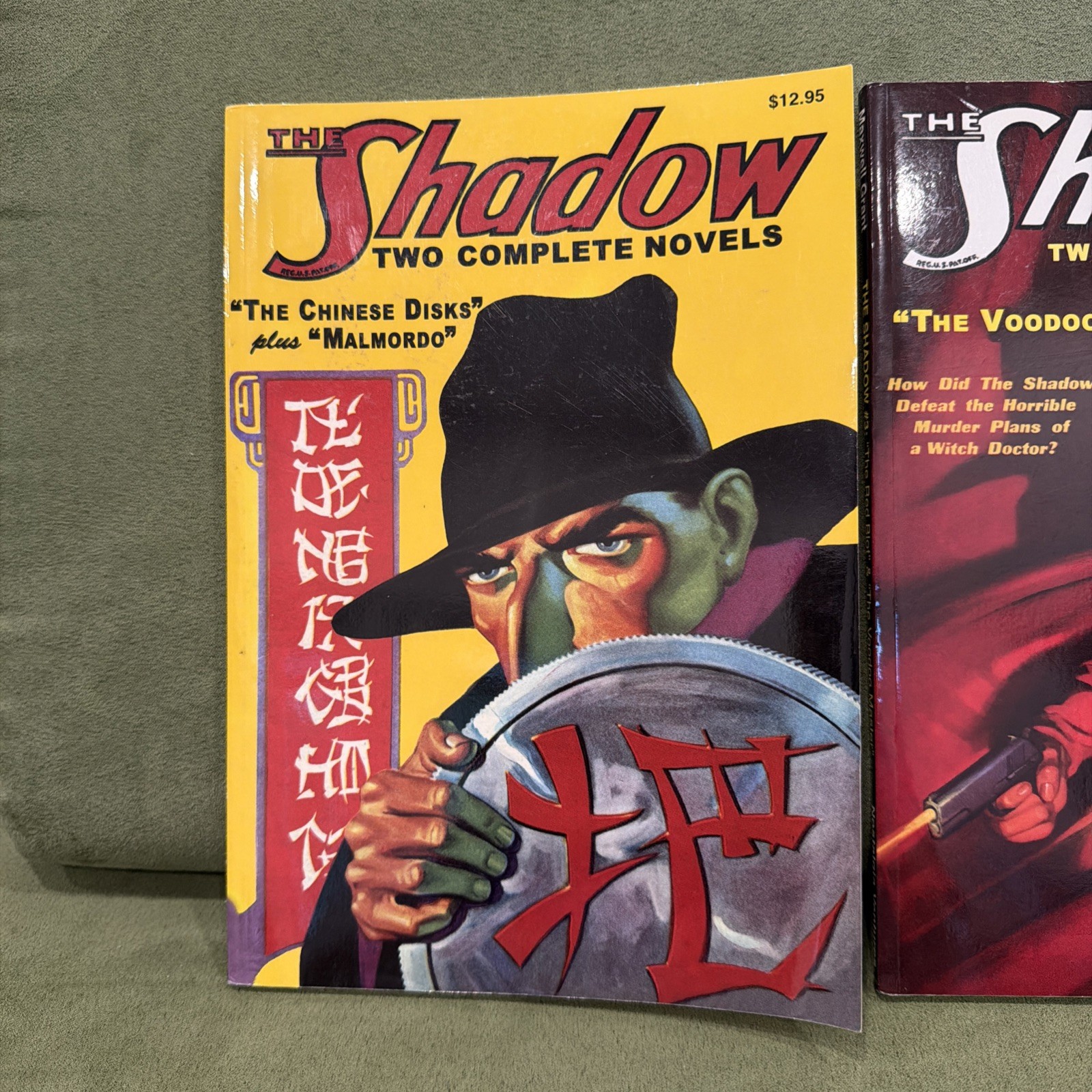 THE SHADOW Vol 2 & Vol 3 Pulp Reprints NOSTALGIA VENTURES 1st printings 2006
