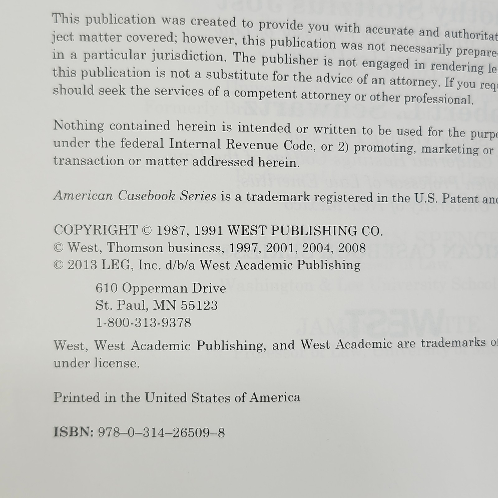 Health Law Cases 7th Ed HC Book West Law School 2013 American Casebook Series