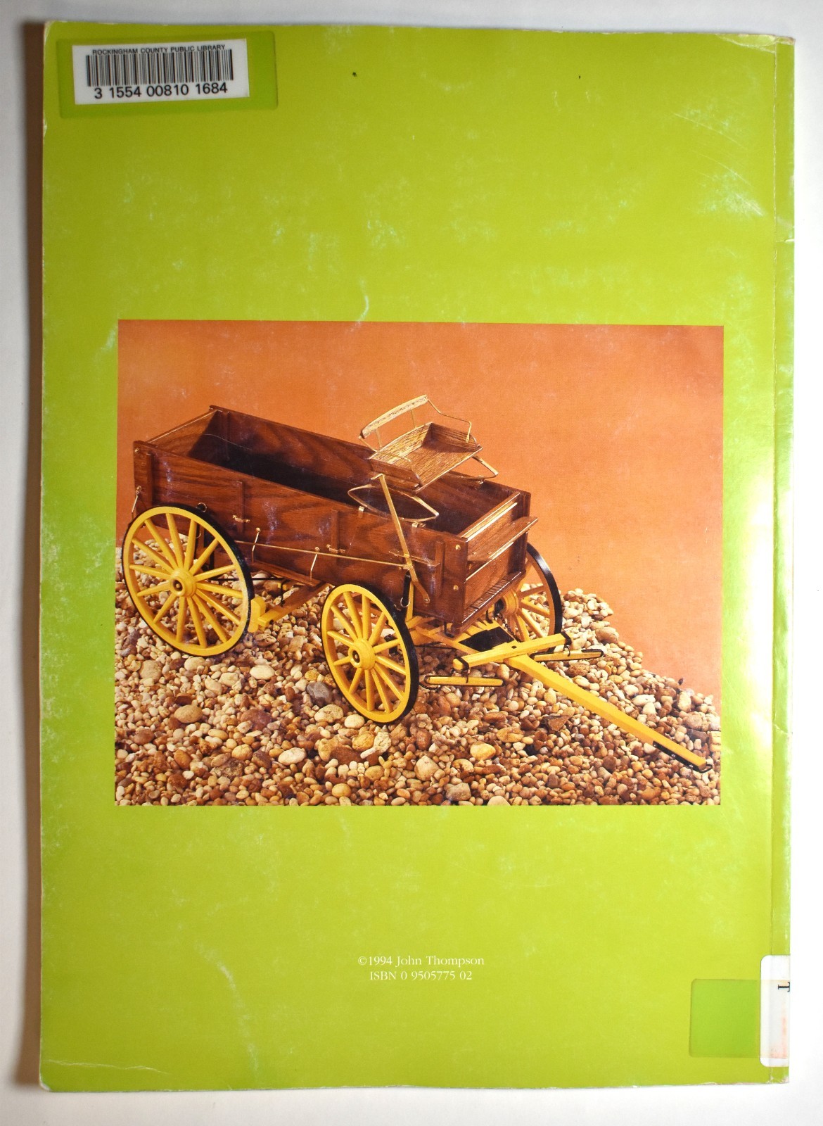 3 Books by John Thompson on Making Model Horse Carriages, Gypsy Caravans, etc