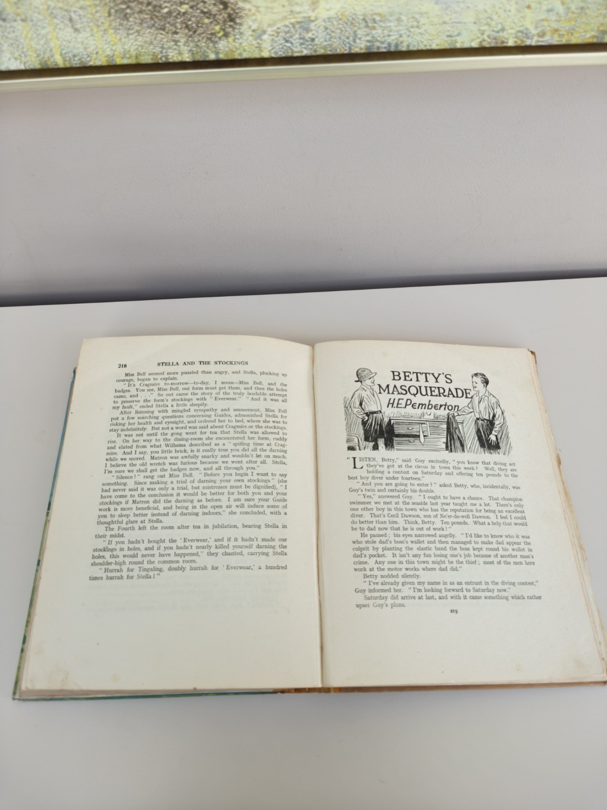 Vintage Collins’ Schoolgirls Annual 1930s Hardback Gt Britain 264 Pages Heavy
