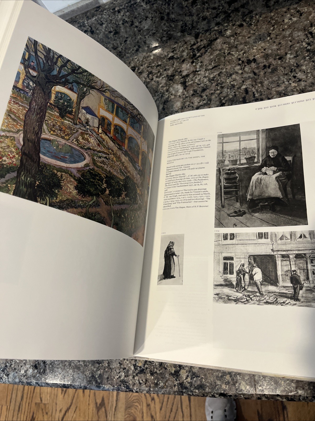 The Works Of Vincent van Gogh, Reynal & Company, 1970 Large HC Book 14.5in X 11”