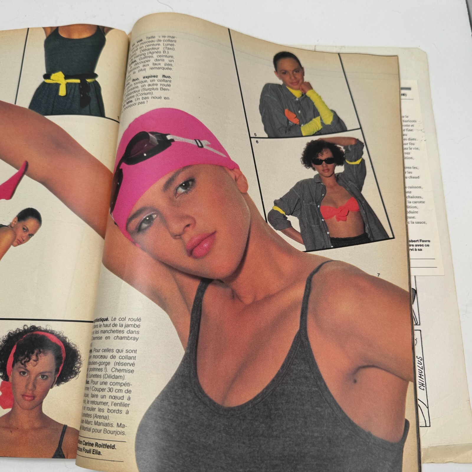 Cosmopolitan Elle Uk 1985 Rosemary Macgrotha Elle Macpherson Jerry Hall