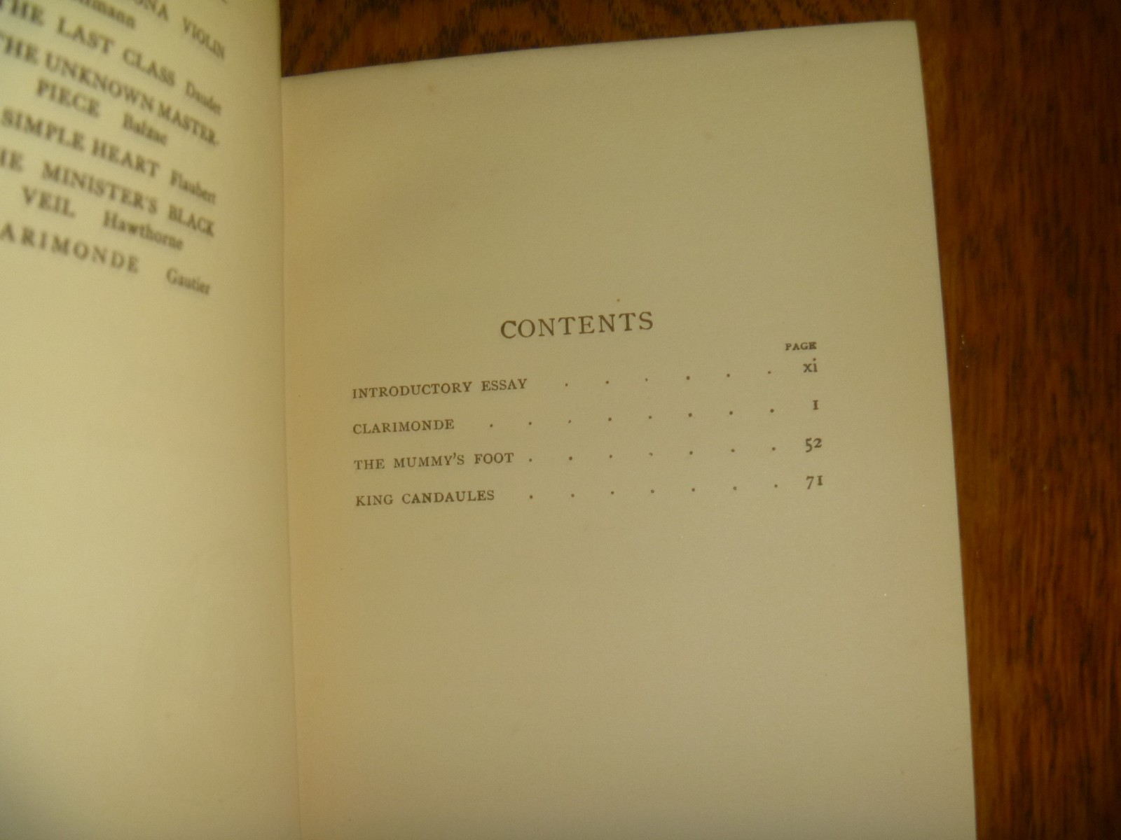 1908 Clarimonde and other stories by Theophile Gautier, first UK ed in DJ