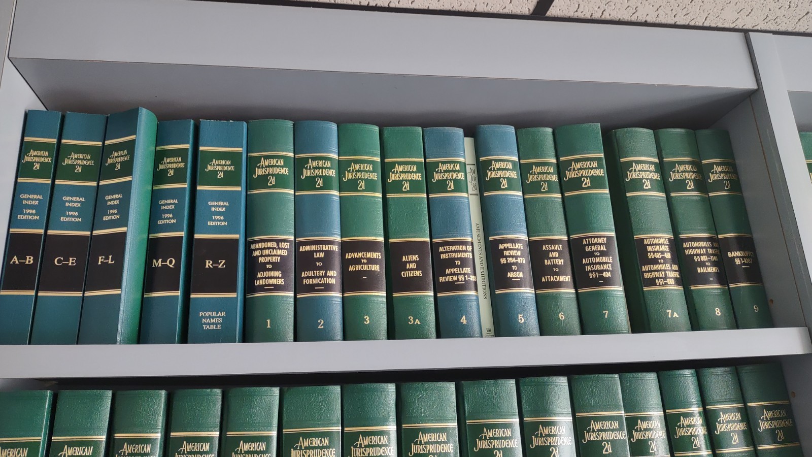 American Jurisprudence 2d All Volumes + Supplemental Book Law Choose Yours