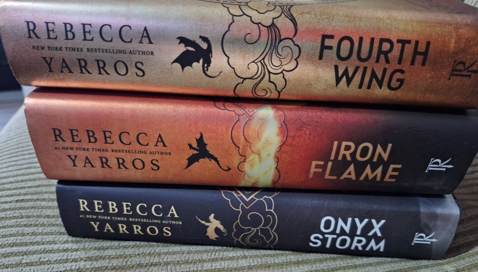The Empyrean Series 3 Books Collection Set Fourth Wing Iron Flame Onyx Storm