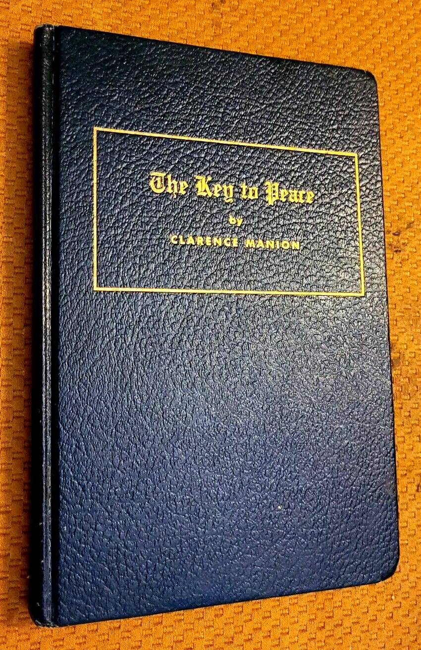 The Key to Peace by Clarence Manion (1951, HC) VTG Heritage Foundation RRAE