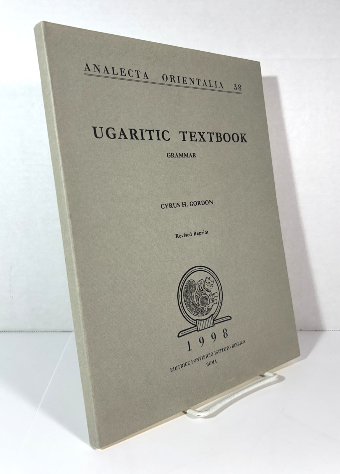 Analecta Orientalia 38: Ugaritic Textbook Grammar 1998 Softcover