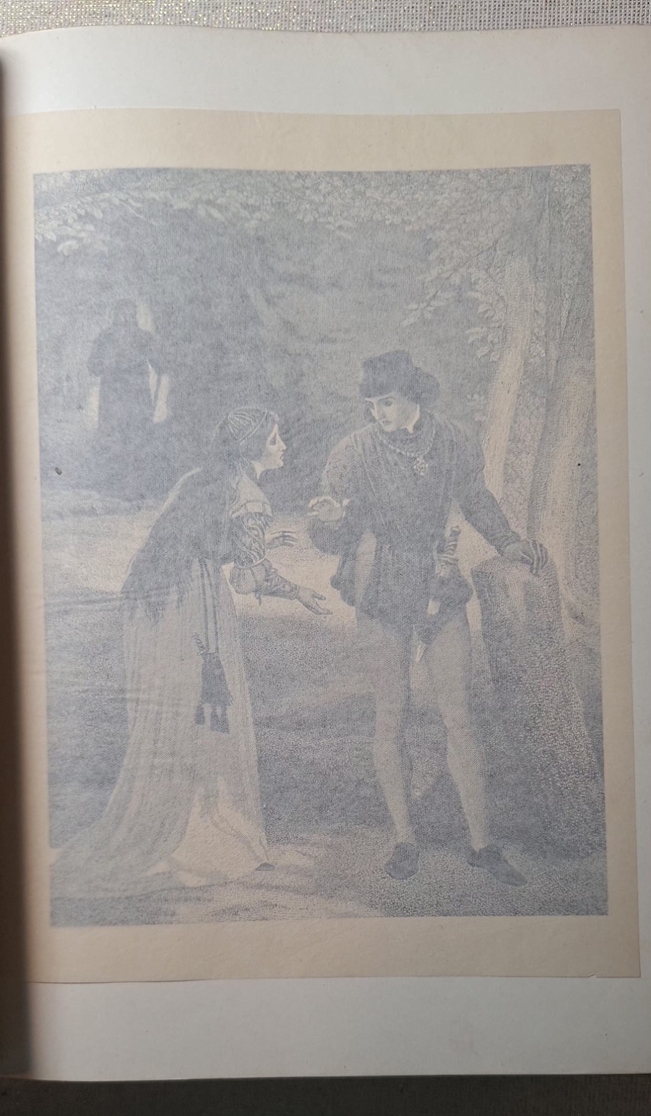 Antique Shakespeare Art Edition 1889 Decorative Debossed Gold Gilt Cover, Edges