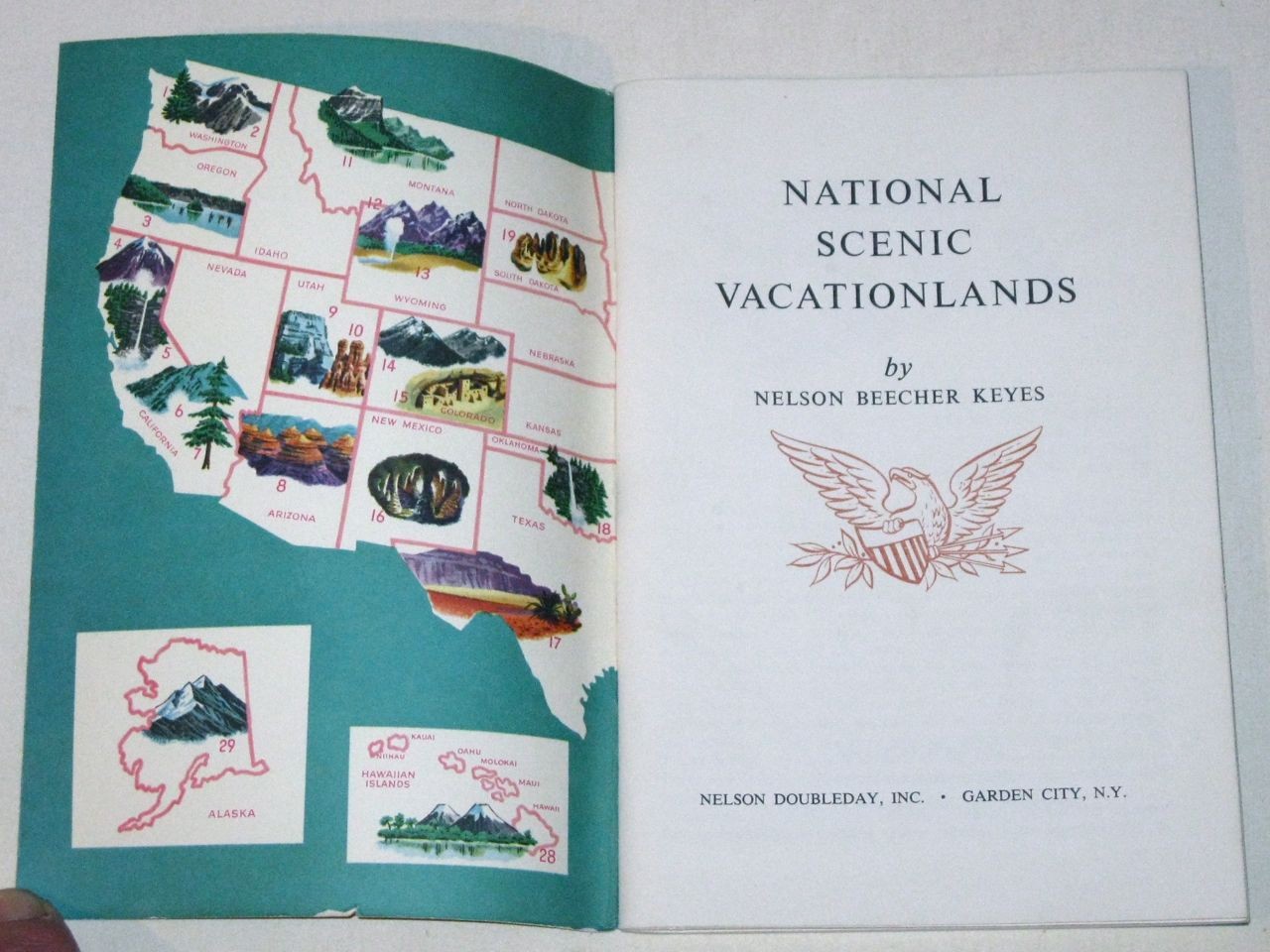 Vintage 1963 “NATIONAL SCENIC VACATIONLANDS” Know Your AMERICA Program Booklet!