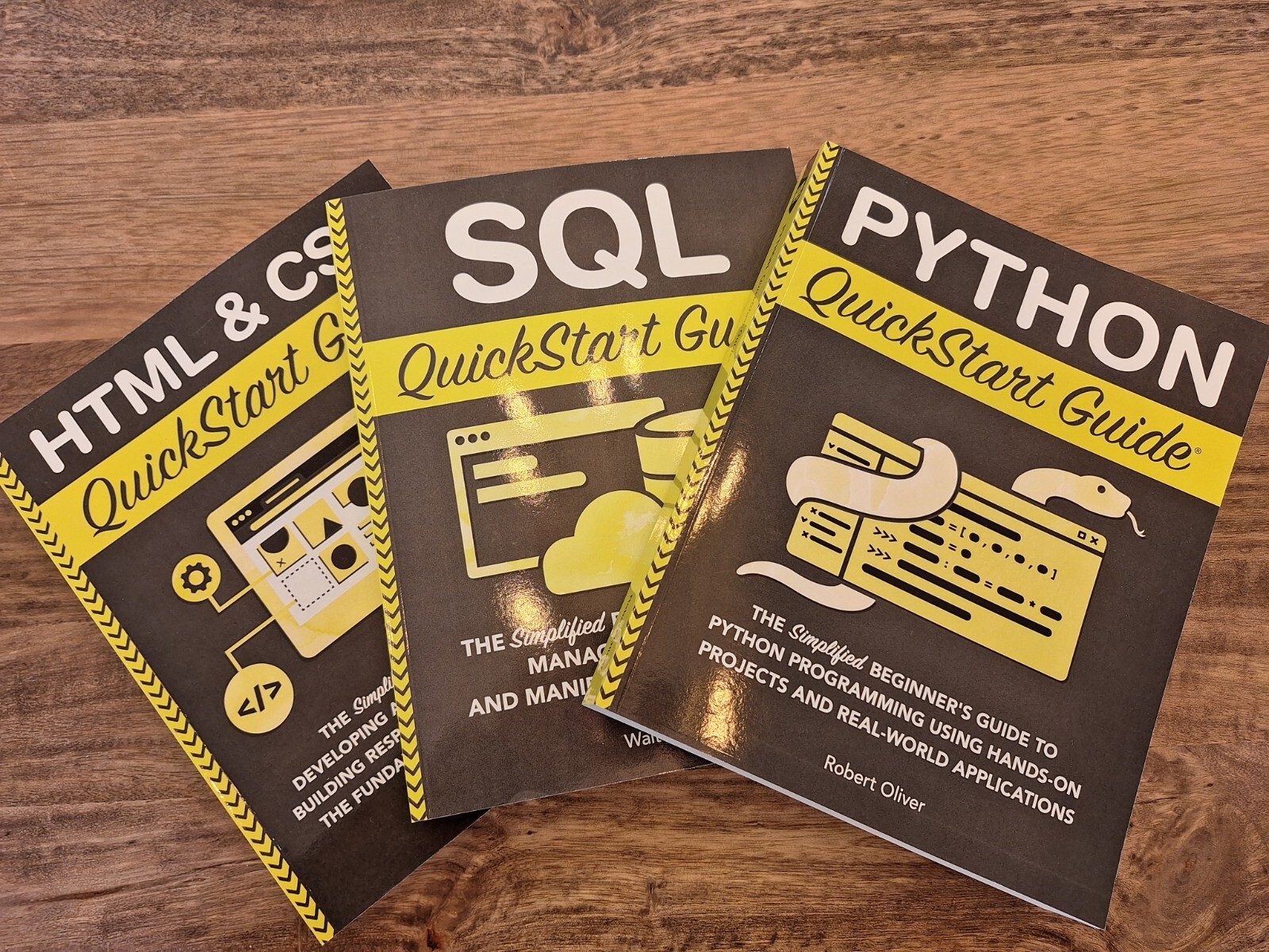 Lot of 3 Programming Books: QuickStart Guides Programming Bundle