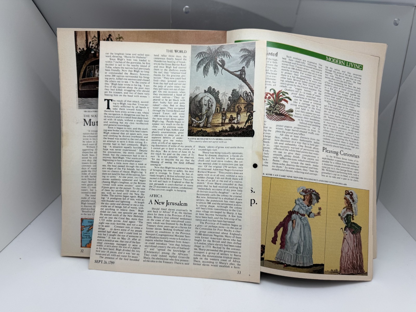 Two Vint Time Magazines 1776 Issue Thomas Jefferson & Bicentennial Washington