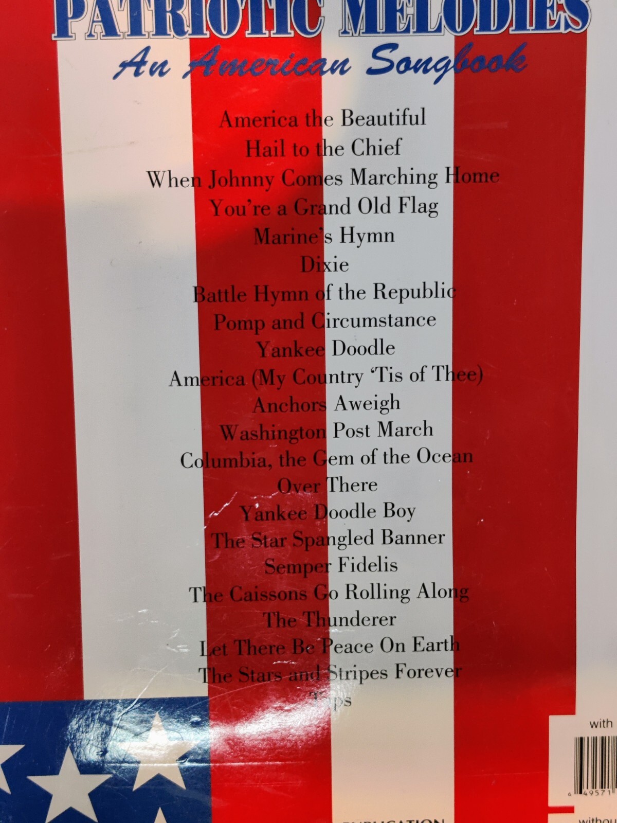 Patriotic Melodies An American Songbook for the Flute, CD included. Free Ship