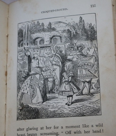 Scarce Antique Alice’s Adventures in Wonderland, Illust John Tenniel, 1893