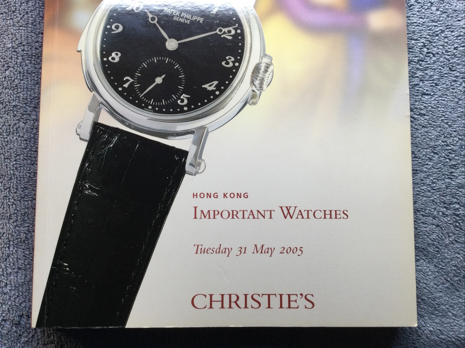 Christies Hongkong Important Watches May 2005 Auctions Book 299 Pages