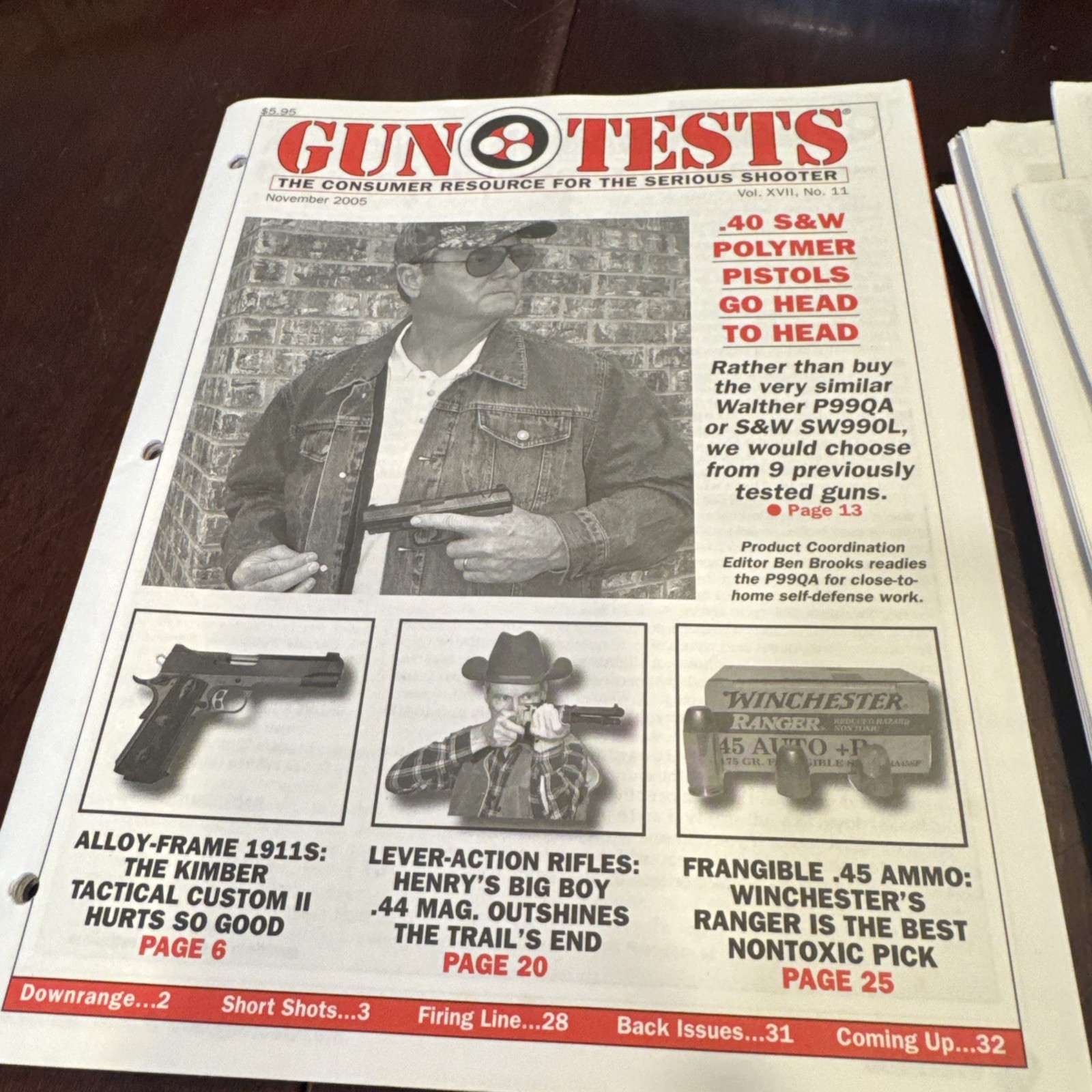 2005 Gun Tests The Consumer Resource For Serious Shooter- Volumes 1-12