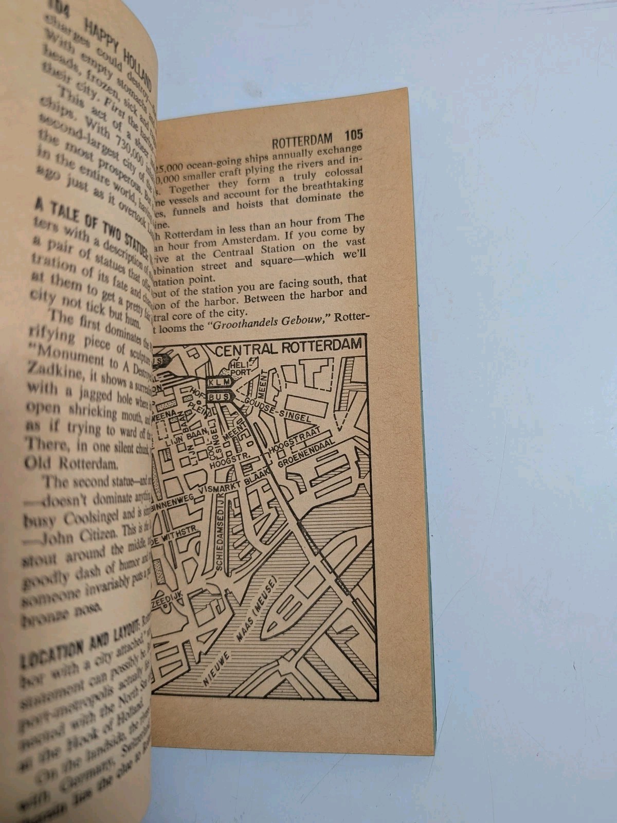 Vintage 1967 KLM Airlines Happy Holland Guide To Europes Gateway Nation Book