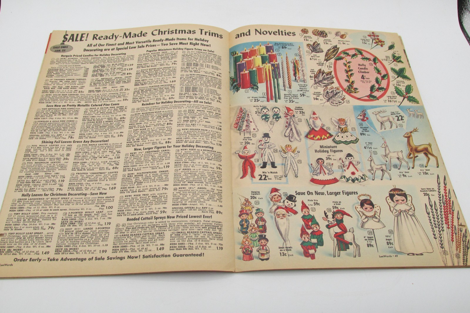 Lee Wards 1964 Christmas Catalog 39 Art Needlework & Hobbycraft Center 80 Pages